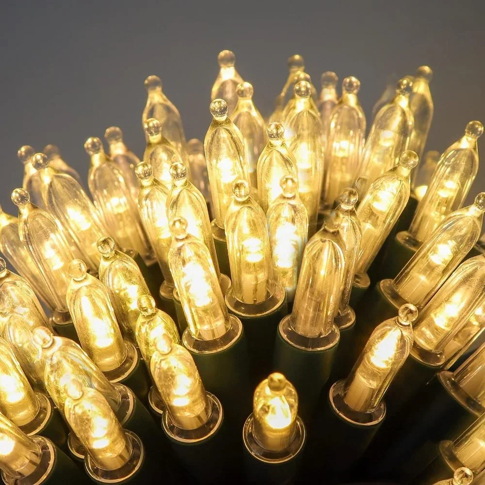 4 Pack 50LED Christmas Tree Light 16FT Battery Operated Waterproof Holiday Decor